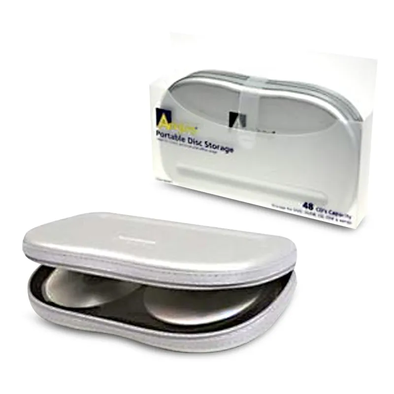 Aerpro CDH48MS 48 DVD/CD Metallic Silver Case