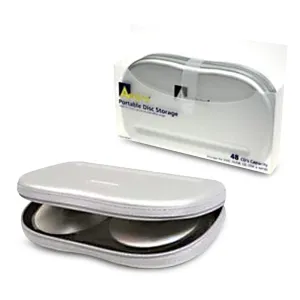 Aerpro CDH48MS 48 DVD/CD Metallic Silver Case