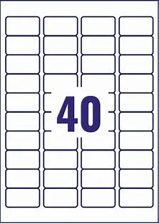 Original® Label Sticker Paper, 100 Sheets A4 Sticker Printable Self-Adhesive Paper for Inkjet & Laser Printer