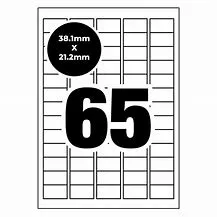 Original® Label Sticker Paper, 100 Sheets A4 Sticker Printable Self-Adhesive Paper for Inkjet & Laser Printer