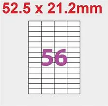 Original® Label Sticker Paper, 100 Sheets A4 Sticker Printable Self-Adhesive Paper for Inkjet & Laser Printer