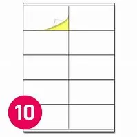 Original® Label Sticker Paper, 100 Sheets A4 Sticker Printable Self-Adhesive Paper for Inkjet & Laser Printer